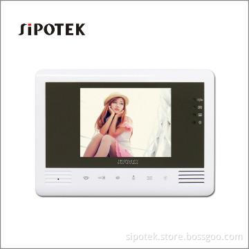 Sipo 4 inch Color TFT LCD handfree video door phone with plastic case